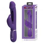 PRETTY LOVE - Kampas dark Purple, 7 vibration functions 4 licking settings