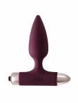 Vibrating Anal Plug Spice it up New Edition Glory Wine red