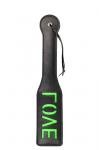 \'Love\'\' Paddle - Glow in the Dark - Black/Neon Green