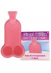 Giant Willie Hot Water Bottle Pink