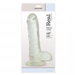 Dildo-FALLO JELLY REAL RAPTURE CLEAR 10""""""""""""""""""""""""""""""""