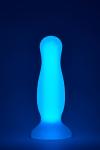 RADIANT SOFT SILICONE GLOW IN THE DARK PLUG MEDIUM PURPLE