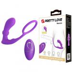 PRETTY LOVE - Warren Purple, Wireless remote control 12 pulse wave settings 12 vibration functions