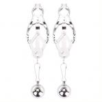Me You Us Clover Nipple Clamp Silver