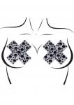 X Factor Nipple jewels sticker Black