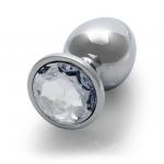 Round Gem Butt Plug - Medium