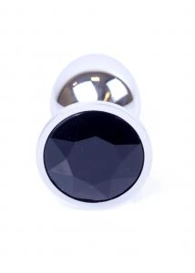 Plug-Jewellery Silver PLUG- Black