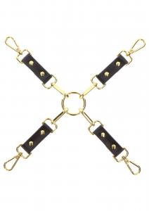 Studded Hogtie Black