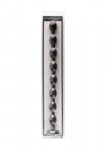 Ass Snake Beaded Dildo - 48 cm - Black