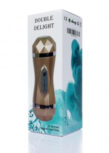 Masturbator-Vagina Double Delight 35 function USB