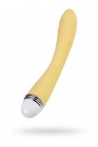 Vibrator Flovetta by Toyfa Calla, silicone, yellow, 22 cm