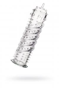 A-TOYS, Penis Sleeve, TPR, Transparent, 15.5 cm