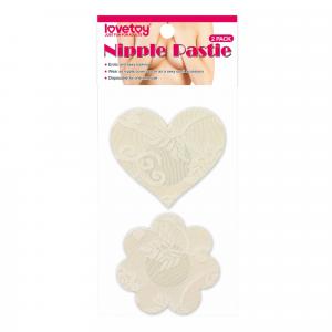 Lace Heart and Flower Nipple Pasties (2 Pack)