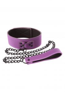 Lust Bondage Collar Purple