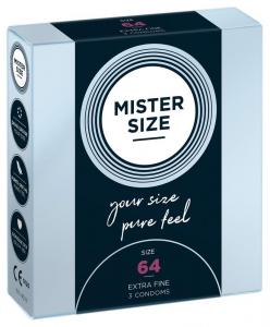 Mister Size 64mm pack of 3