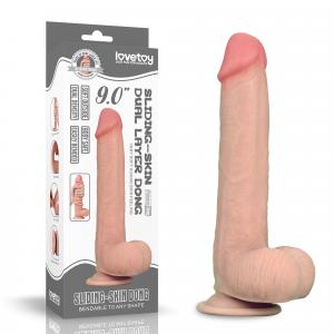 9'' Sliding Skin Dual Layer Dong