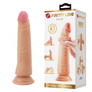 PRETTY LOVE - KABLE 8.3"(210mm) Sliding Skin Series TPR / ABS, Bendable Suction base