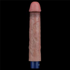 9" REAL SOFTEE Rechargeable Silicone Vibrating Dildo