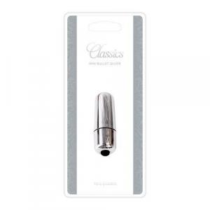 Wibrator-MINI VIBRATORE BULLET CLASSICS SILVER