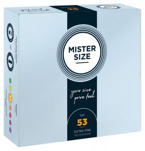 Mister Size 53mm pack of 36