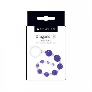 Plug/kulki- Me You Us Dragonz Tail Anal Beads Violet