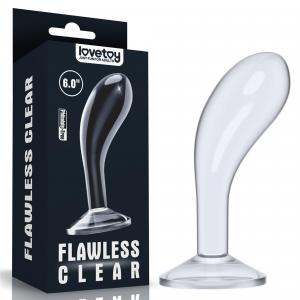 Flawless Clear Prostate Plug 6.0''