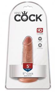 King Cock 5" Cock Tan