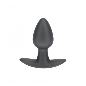 Smooth Silicone Anal Plug - Small - 2.6 / 6,5 cm - Gunmetal