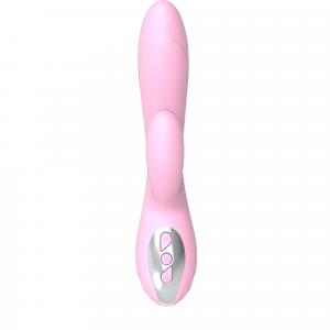 Wibrator-Joker Heating Double Vibrating Massage Stick -Pink