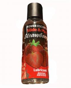 Power Escorts Strawberry Lubricant 100ml Slide&Play