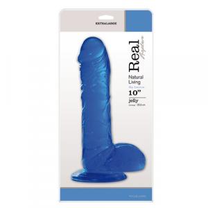 Dildo-FALLO JELLY REAL RAPTURE BLUE 10\