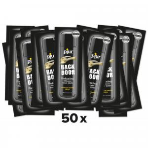 Pjur Backdoor anal glide 1,5ml.-jojoba silicone lubricant - 50 sztuk