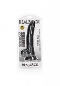 Curved Realistic Dildo Balls Suction Cup - 8\