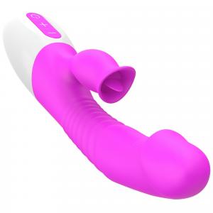 Wibrator-Silicon, Vibrator 7 Function and Heating Mode, PURPLE