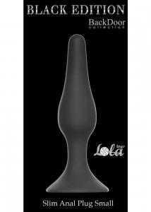 Plug-Slim Anal Plug Small Black