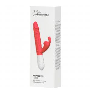 Silicone Vibrator 7 Vibration modes -10 thrusting and7 Flapping