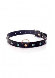 Fetish B - Series Collar - 2 cm turquoise crystal