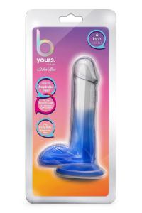 B YOURS STELLA BLUE 6 INCH DILDO BLUE