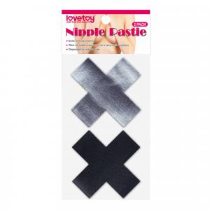 Cross Pattern Nipple Pasties (2 Pack)