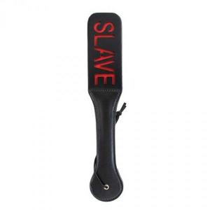 Pejcz-Paletta Doppia Double Spank Paddle Slave Black