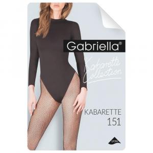 Kabarette/Rajstopy 151 CZARNE XL/XXL