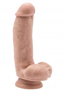 Dildo 6 inch with Balls Light skin tone