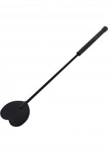 Crop Whip Heart Black