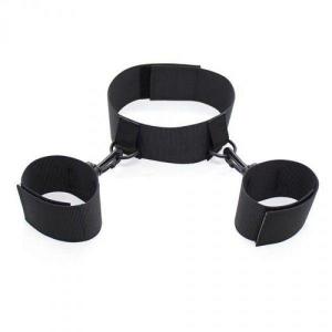 Wiązania-Costrittivo Easy Cuffs Collar Arms Restraint black