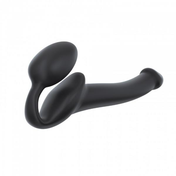 SEMI-REALISTIC BENDABLE STRAP-ON BLACK - S