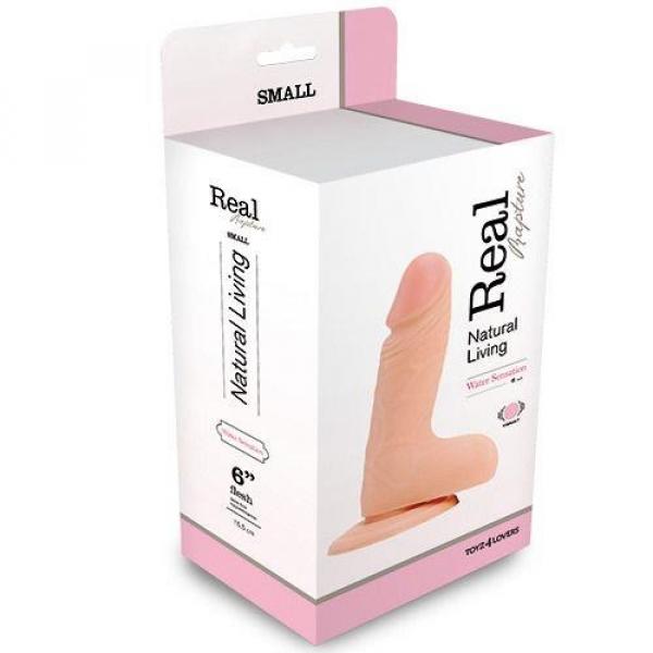 Wibrator-REALISTIC VIBRATOR REAL RAPTURE FLESH 6"