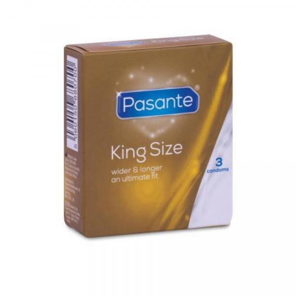 King size XL condoms 3 pcs