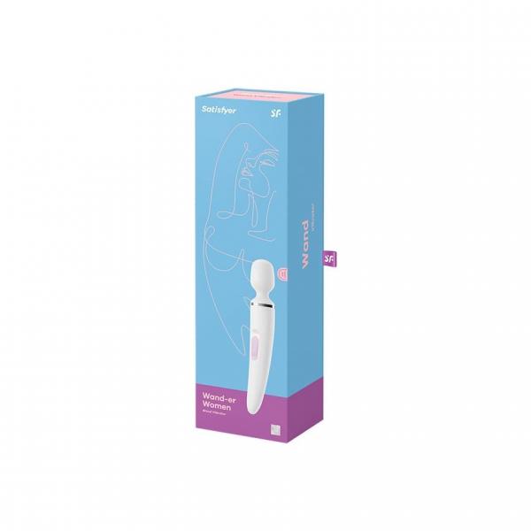 Wibrator - Satisfyer Wand-er Woman (White/Chrome)