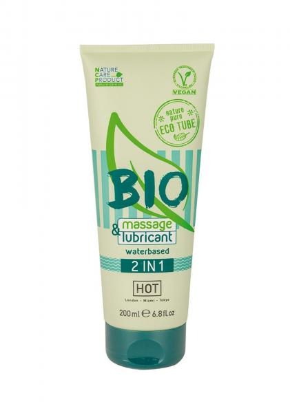 HOT BIO massage & lubricant waterbased 2in1 200 ml