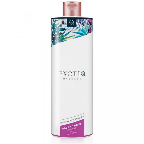 EXOTIQ Body To Body Warming Massage oil 500 ml.